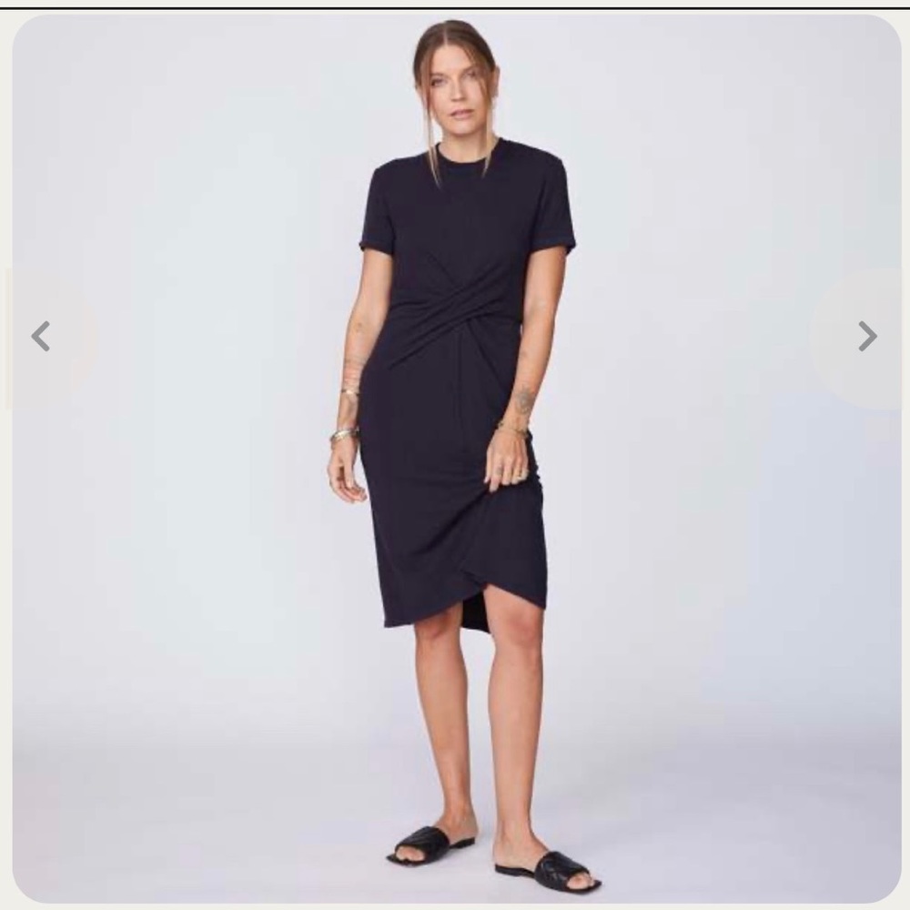 Monrow super soft front twist dress. New!